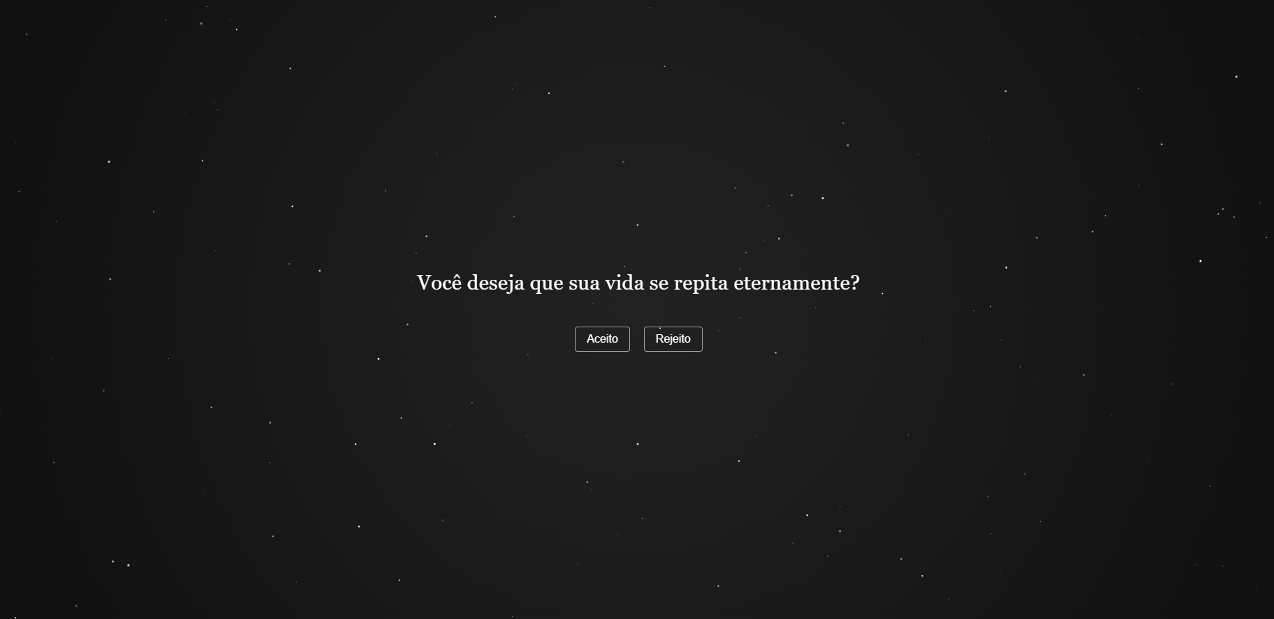 Tela do projeto Fragmentos do Destino